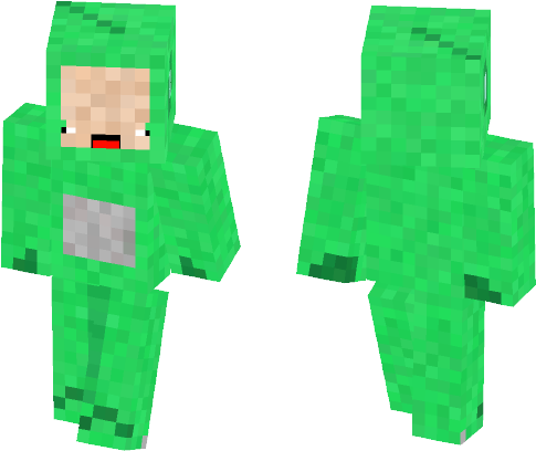 Derpy Green Teletubby - Lil Uzi Vert Minecraft Skin (584x497), Png Download