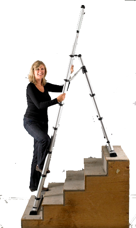 Quick View - 12es Ladder Combi 12ft Telesteps (269x450), Png Download