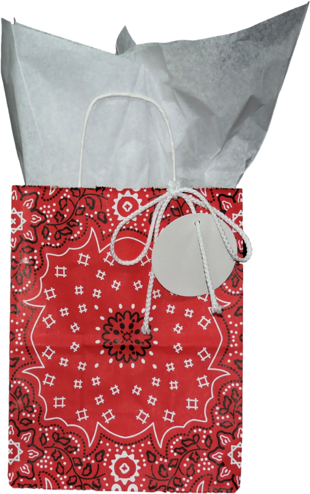 Red Bandana Cub Two Second Gift Wrap (1000x1000), Png Download