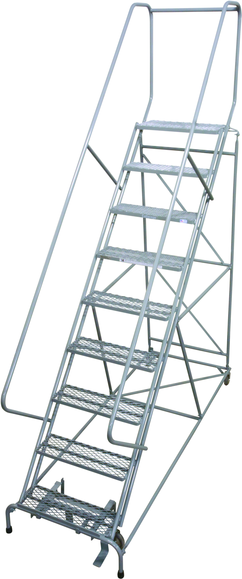 Easy 50 Rolling Ladder - Cotterman Ladder (1365x2048), Png Download