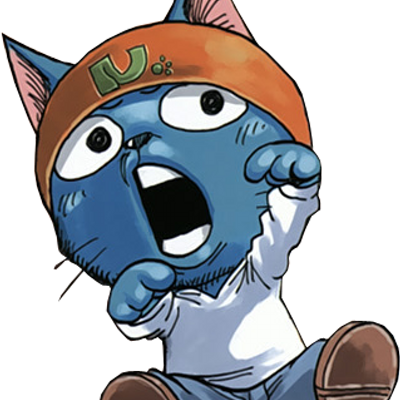 The Anime Ninja - Fairy Tail Happy (400x400), Png Download
