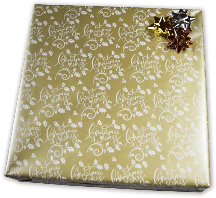 Gift Wrap Of The Quirky Christmas Gift For Bakers, - Honeybee (1200x800), Png Download