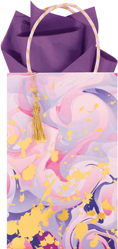 Marble Madness Lavender Sm Tote - Tote Bag (800x800), Png Download