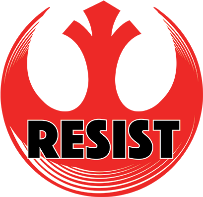 Thank The Maker, Indeed - Resist Star Wars (408x408), Png Download