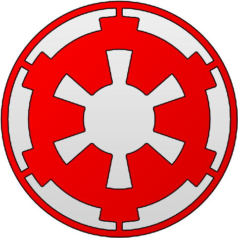 The Second Galactic Republic Star Wars Galaxy Of Heroes - Logo Del Imperio Galactico (500x500), Png Download