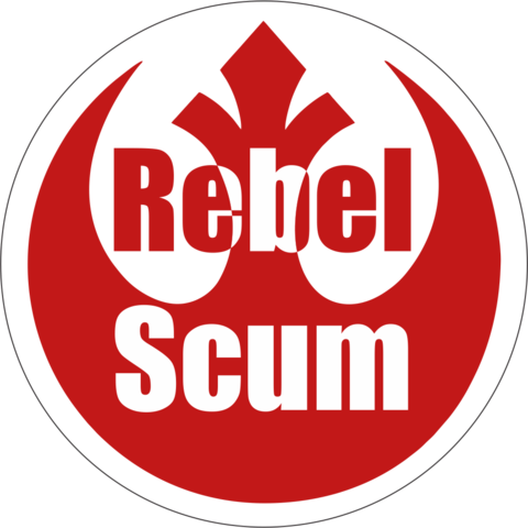 4 inch Sticker Star Wars Rebel Scum Logo 4 inch Sticker Star Wars Rebel Scum Logo