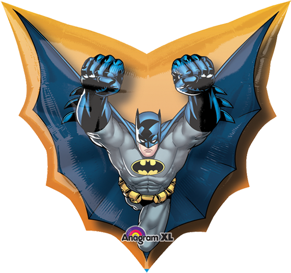 Batman Cape Supershape - Batman Cape Supershape Balloon (600x600), Png Download