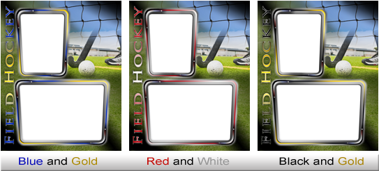 Field Hockey Flyer Template (552x250), Png Download