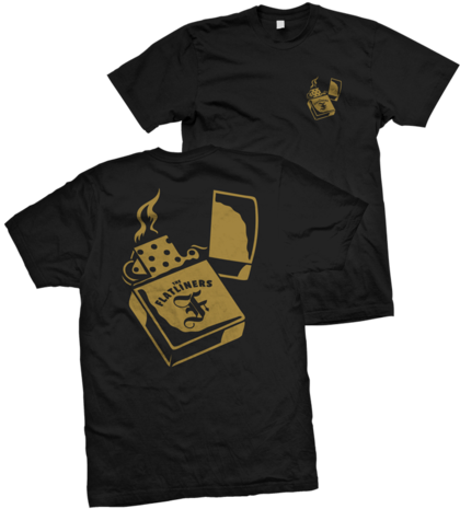 The Flatliners "zippo" T-shirt - T Shirt (420x600), Png Download