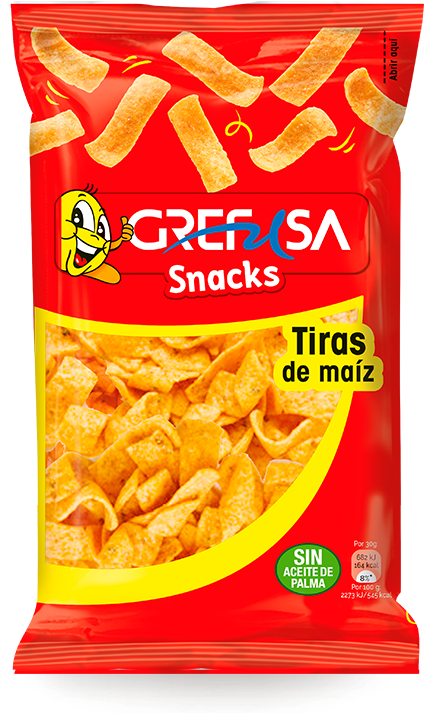 Tiras De Maíz - Grefusa (600x781), Png Download