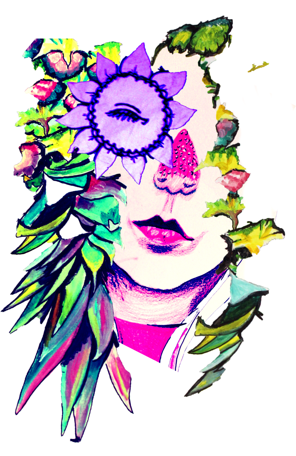 Fruit Explosion - Design (1000x1540), Png Download