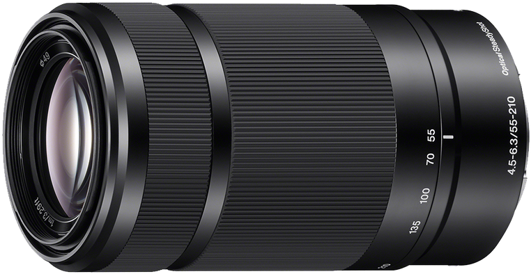 Sony E 55-210mm F/4.5-6.3mm Lens Sel55210 (1000x1000), Png Download