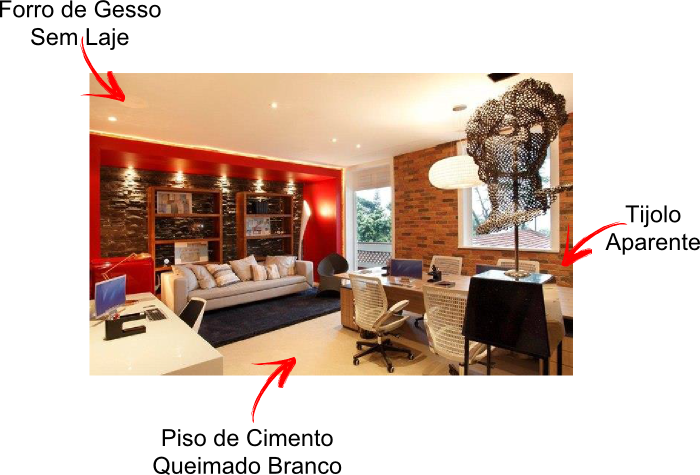 Sala Tijolo Aparente - Brick (700x475), Png Download