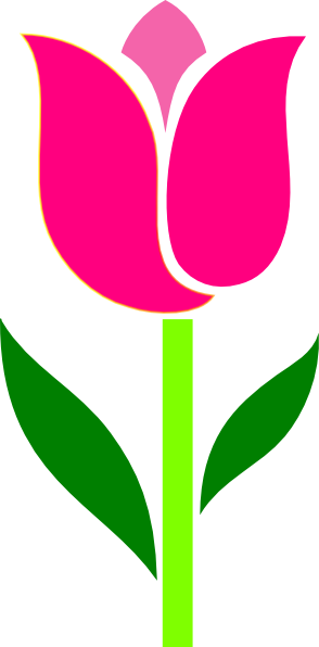 How To Set Use Pink Graphic Flower Clipart - Flower Geraphici Png (294x596), Png Download