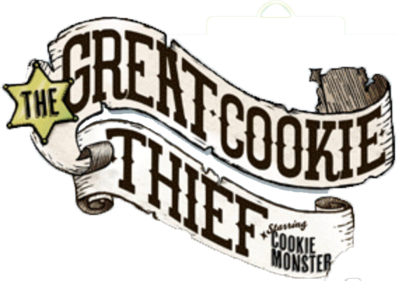 The Great Cookie Thief Title - Great Cookie Thief (567x401), Png Download