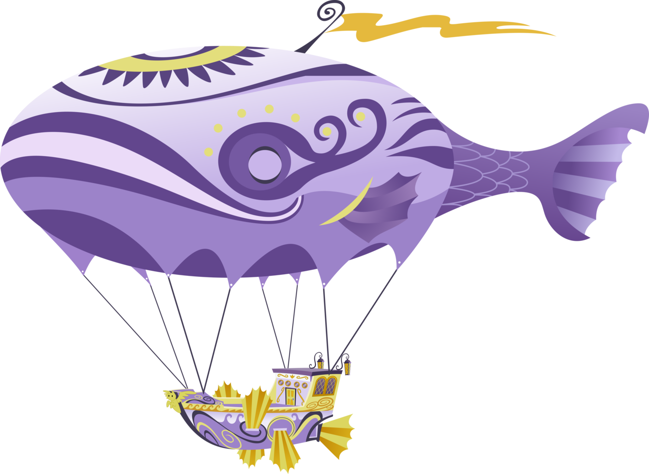 Absurd Res, - My Little Pony Airship (1280x935), Png Download