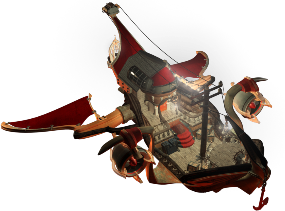 Airship (1000x746), Png Download