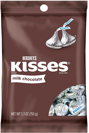 Hershey’s Kisses Milk Chocolate - Hershey Kisses - Free Transparent PNG