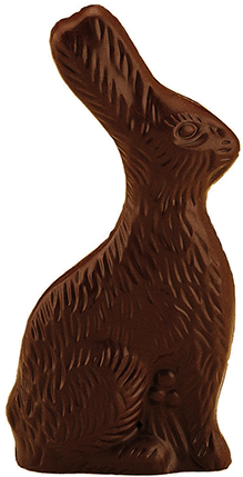 Niagara Solid Dark Chocolate Easter Bunny For Fresh - Chocolate Easter Bunny Png (500x500), Png Download