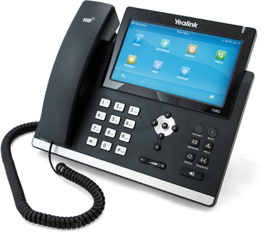 Office Phone Service - Yealink Sip-t42g Voip Phone (522x460), Png Download