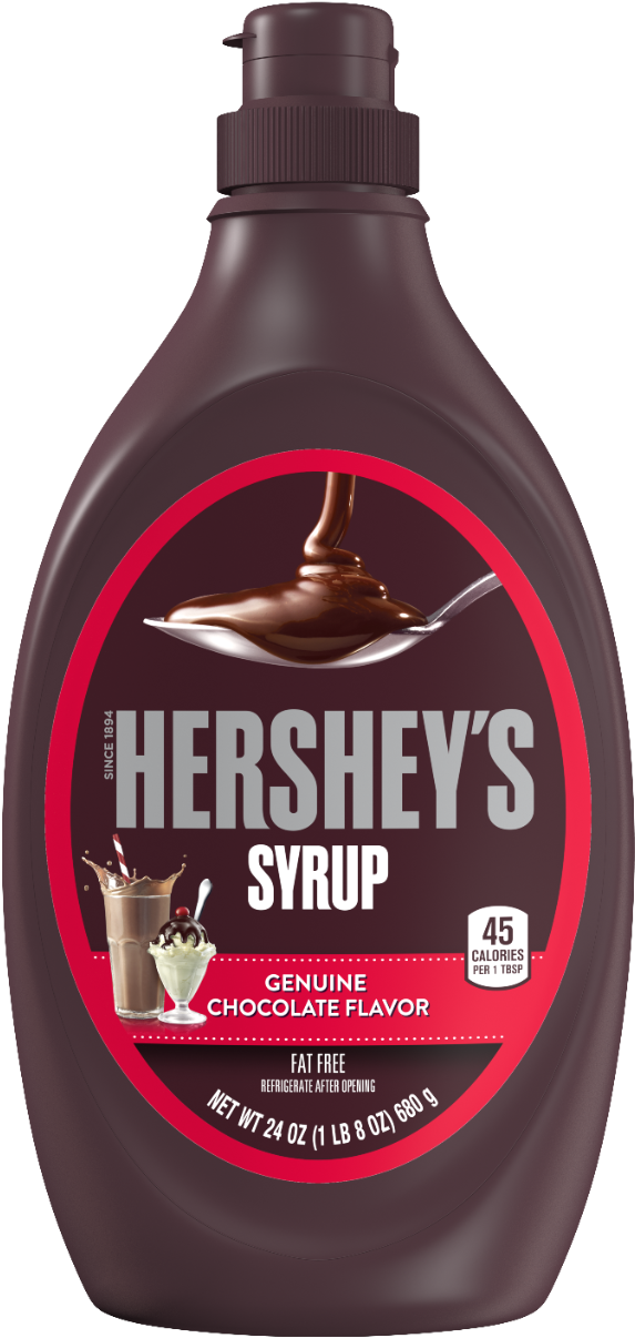 Hershey Chocolate Syrup Nutrition Facts Download - Hershey Chocolate Syrup (1280x1280), Png Download