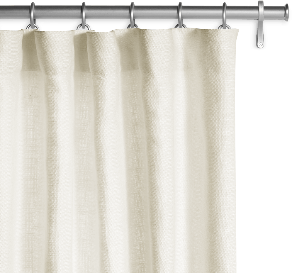 Download Belgian Linen Drapery Oatmeal Shower Curtains Png Image