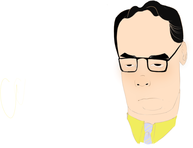 The Office Dwightschrute Micheal Scott - Illustration (1280x1280), Png Download