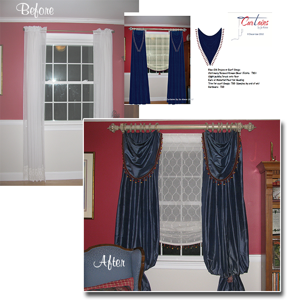 Back To Drapes - Curtain (582x607), Png Download
