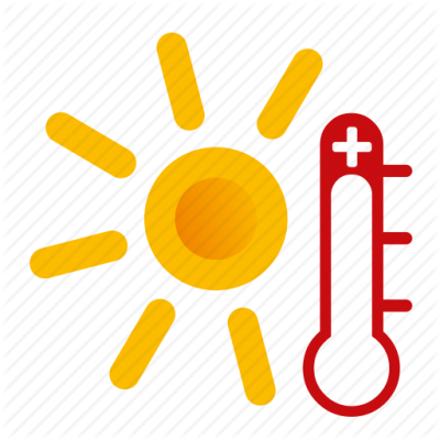 Hot, Sunny, Weather Icon Icon Png Images (400x400), Png Download