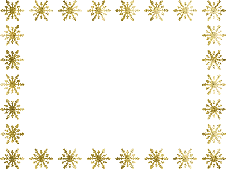 Marco Dorado Para Navidad - Gifs Animados De Marcos (800x600), Png Download