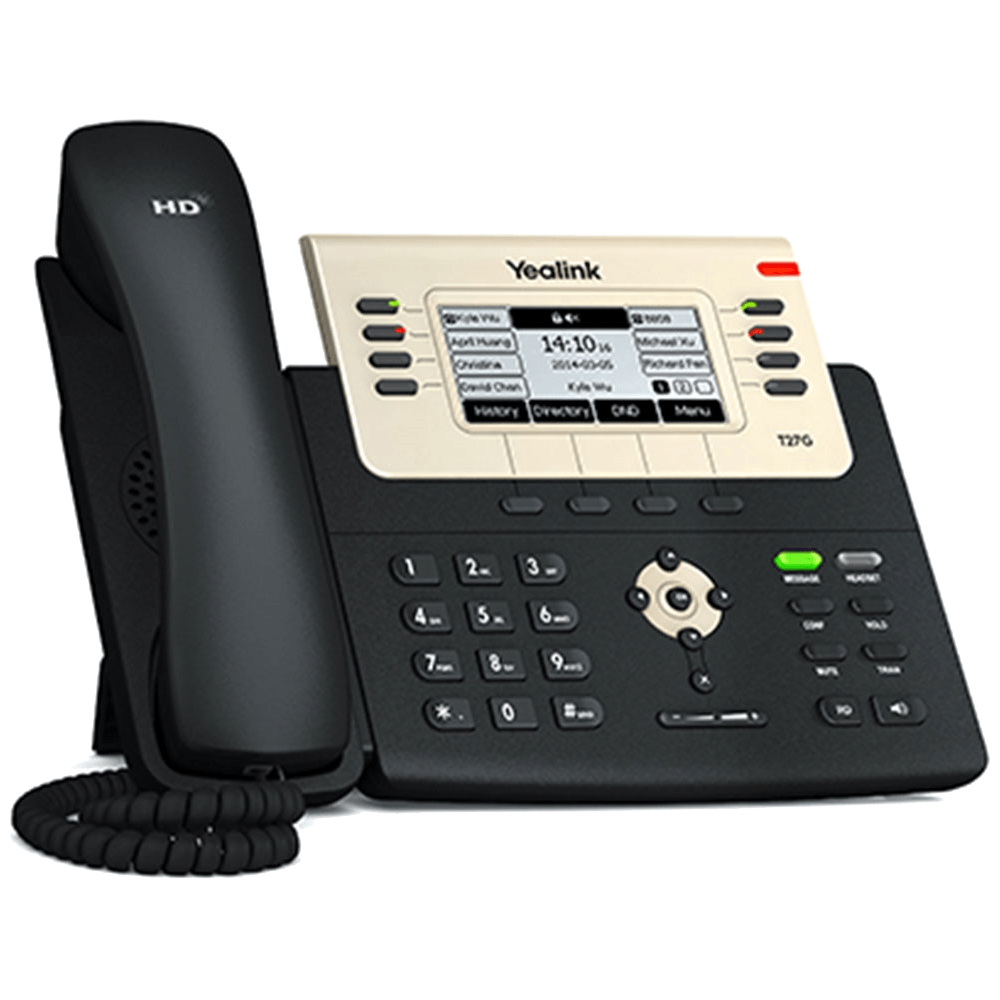 The Yealink T27g Desk Phone - Yealink Sip T27g (1000x1000), Png Download