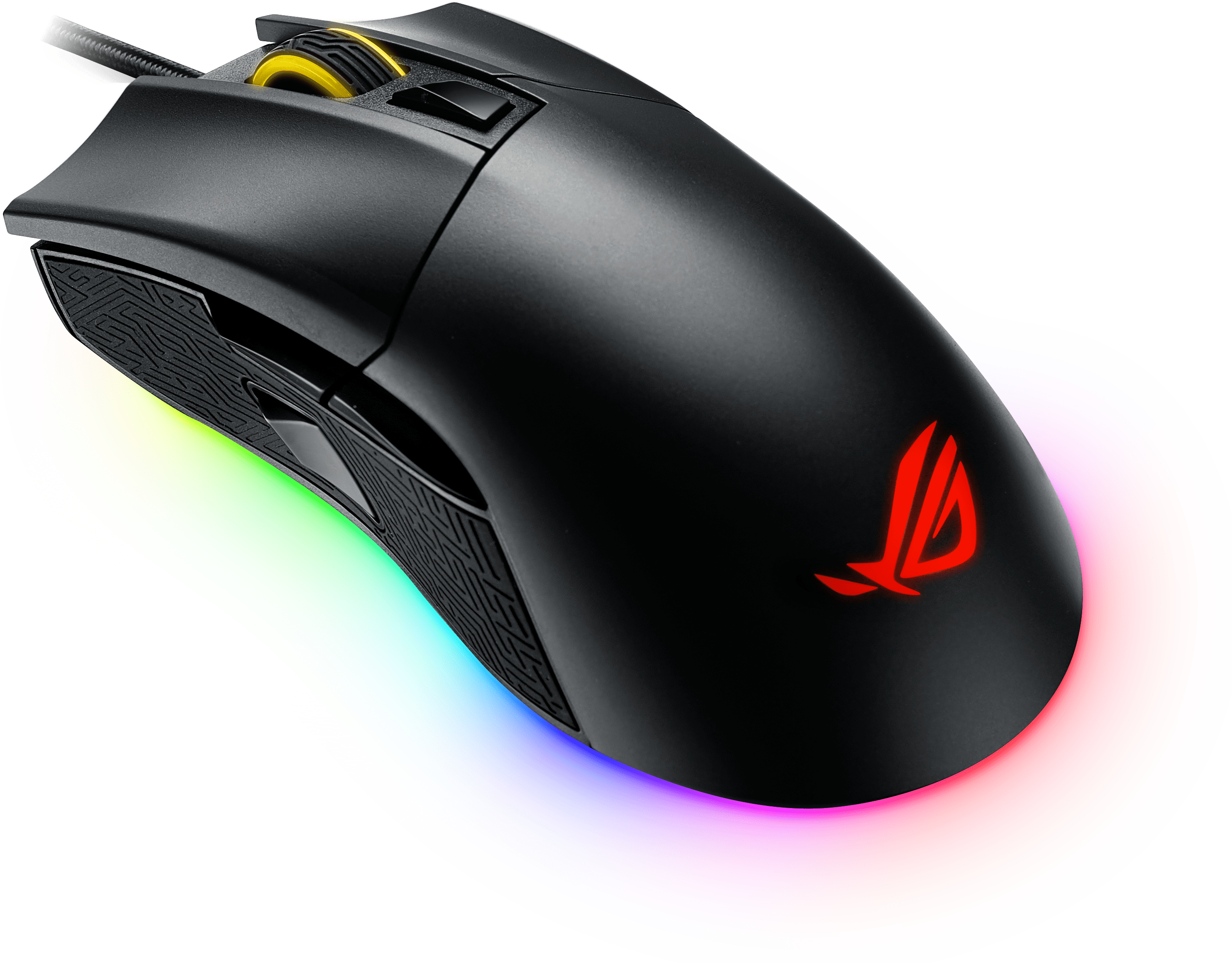 March 21, 2017 By Chad - Asus Rog Gladius Ii - 6-btn Mouse - Wired - Usb (3136x2722), Png Download
