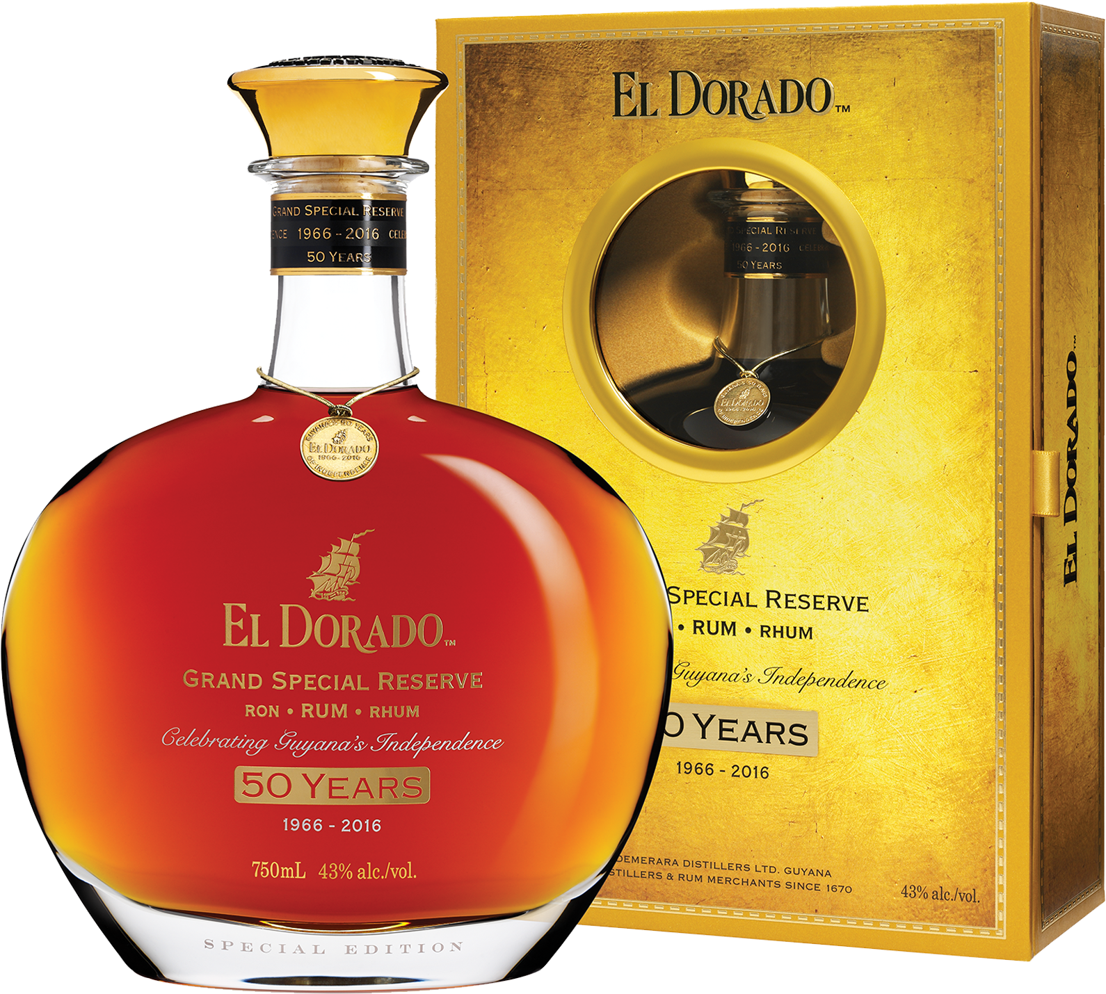 El Dorado 50 Year Old Grand Special Reserve - El Dorado Grand Special Reserve 50th Anniversary (1600x2000), Png Download