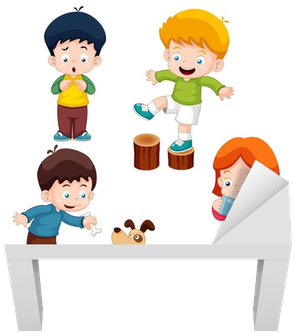 Illustration Of Characters Kids Cartoon Vector Lack - Illustration (400x400), Png Download