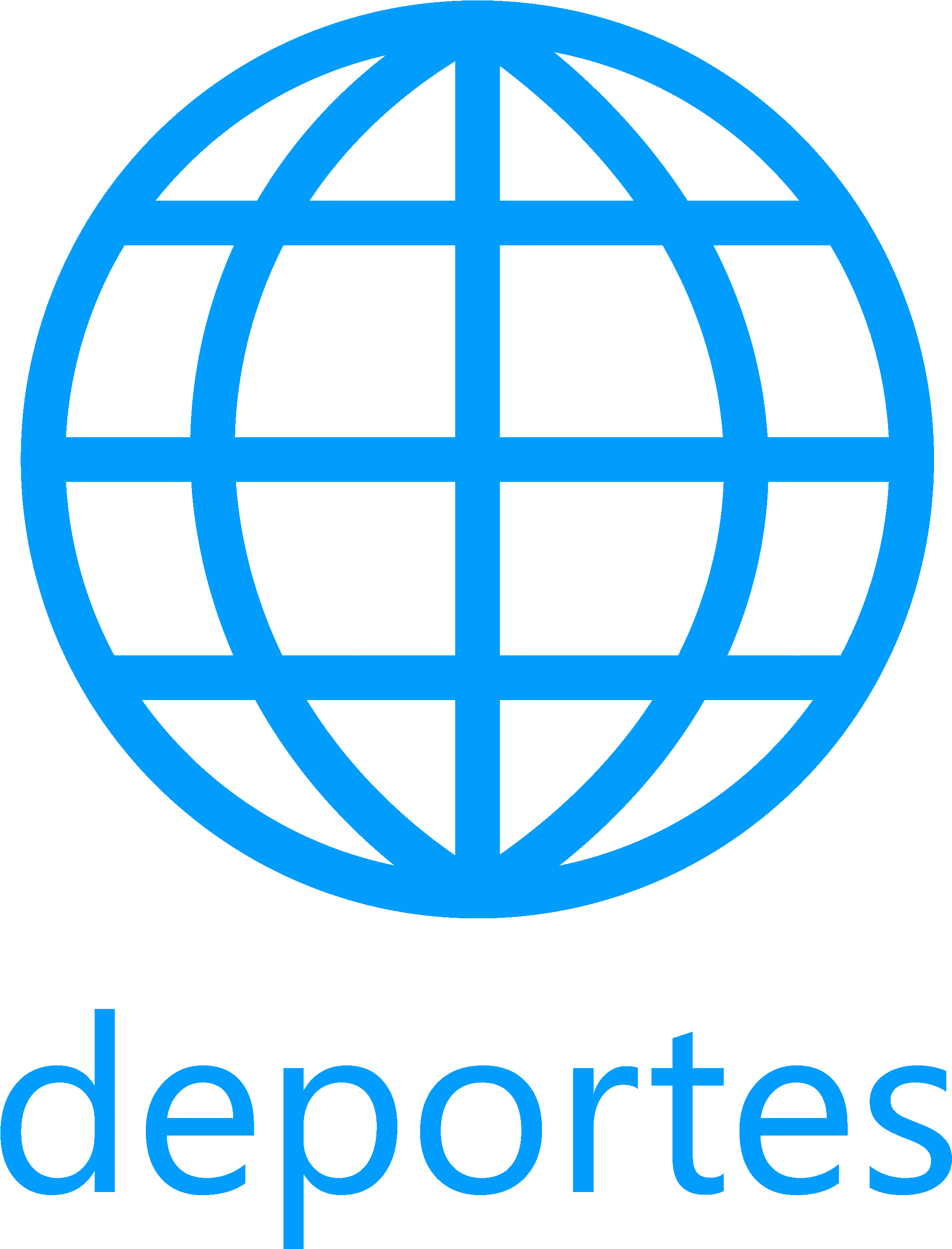 Logo América Deportes - Passport Black And White (2214x2886), Png Download