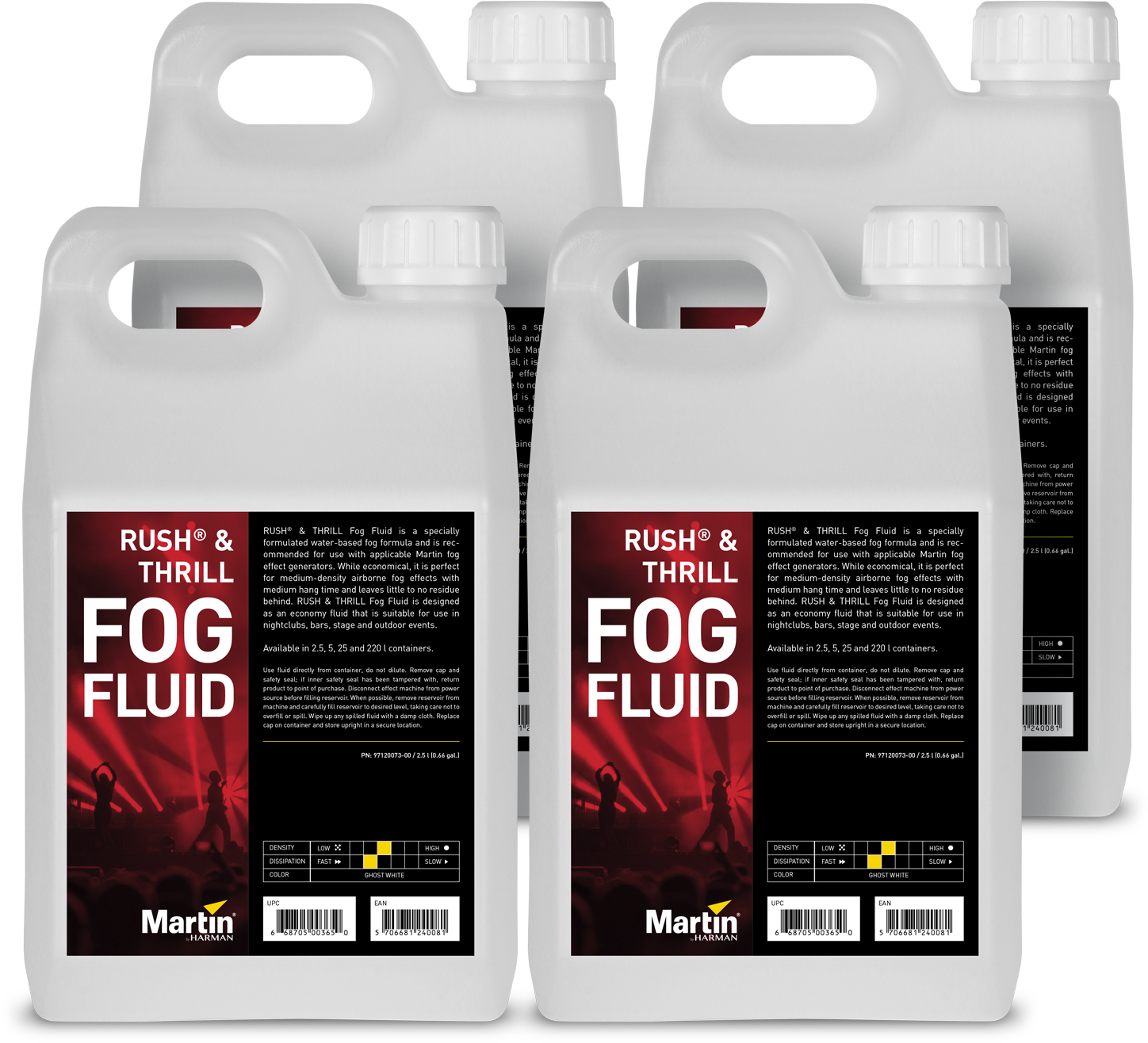 Rush & Thrill Fog Fluid - Fog Machine (1605x1605), Png Download