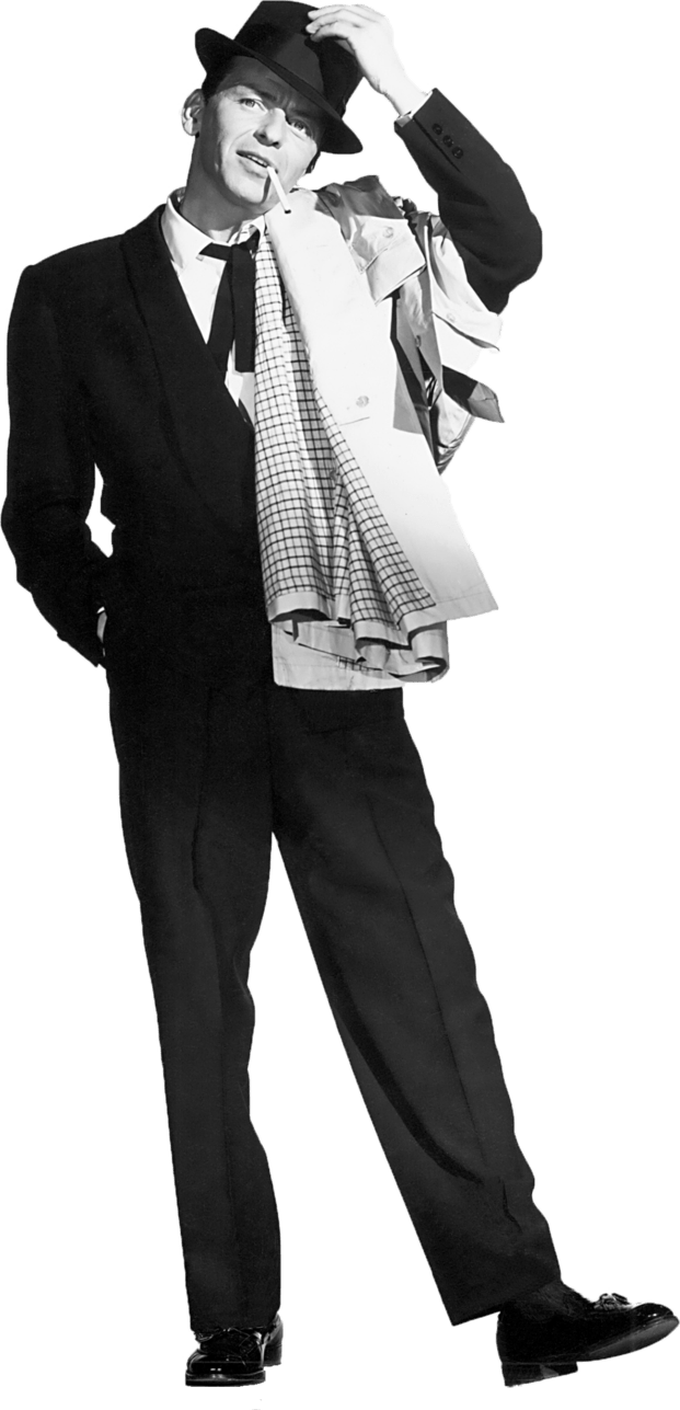 Frank Sinatra Standing - Frank Sinatra: 50 Of The Best (621x1287), Png Download