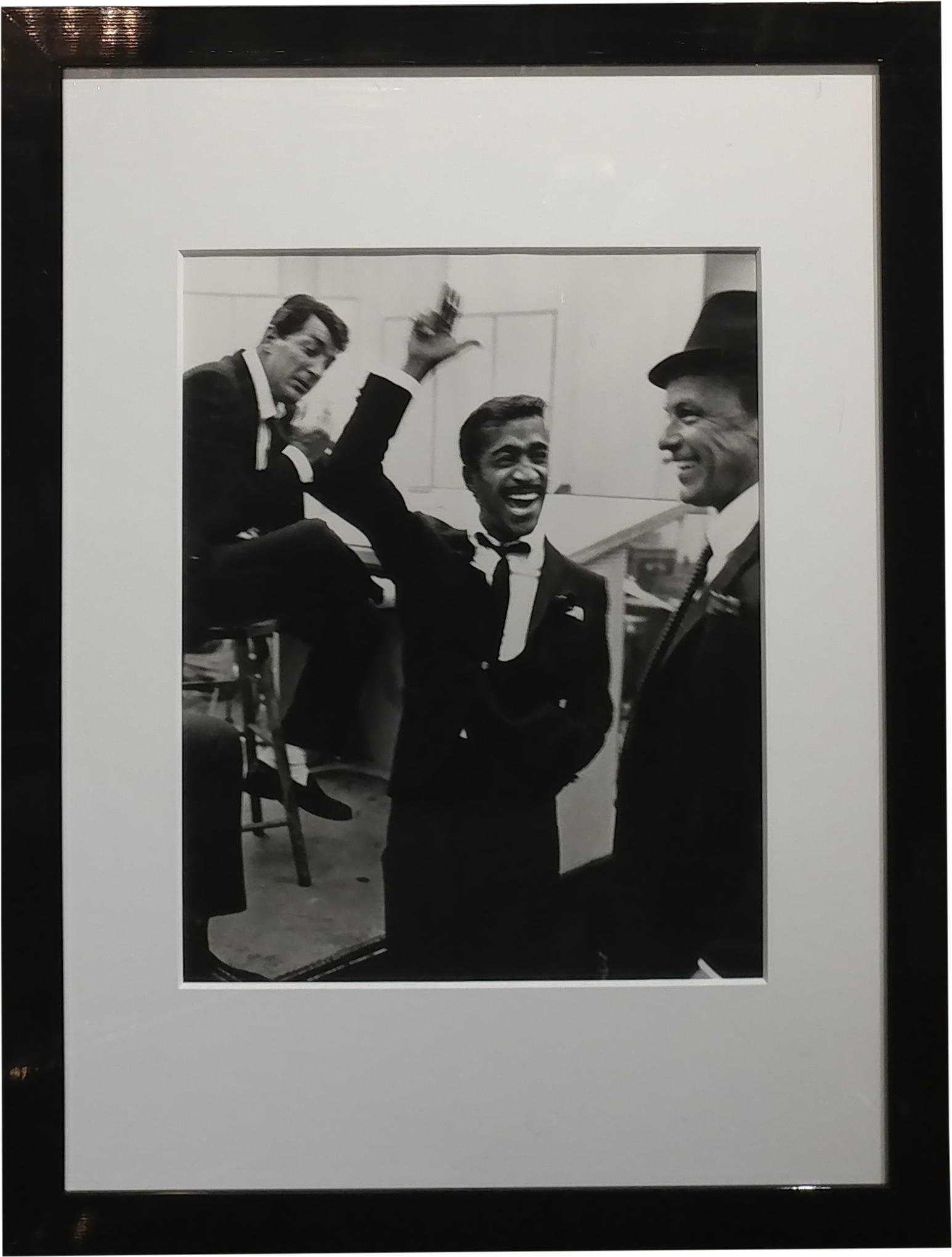1954 Phil Stern "the Rat Pack" Dean Martin,frank Sinatra - Sammy Davis Jr Dean Martin Frank Sinatra (1716x2267), Png Download