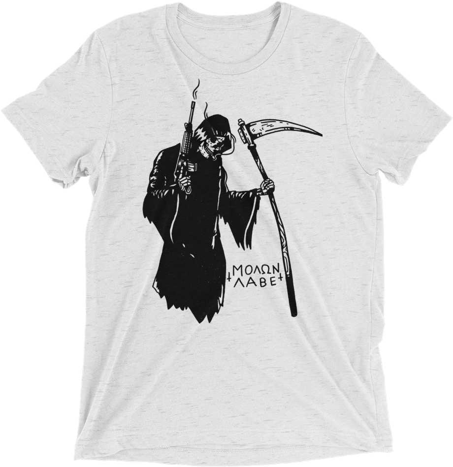 Molon Labe Retro Reaper - Shoot Your Shot Shirt (1000x1000), Png Download