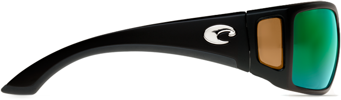 Costa Bomba Sunglasses-black Green Mirror 580g - Costa Del Mar Lentes De Sol (700x403), Png Download