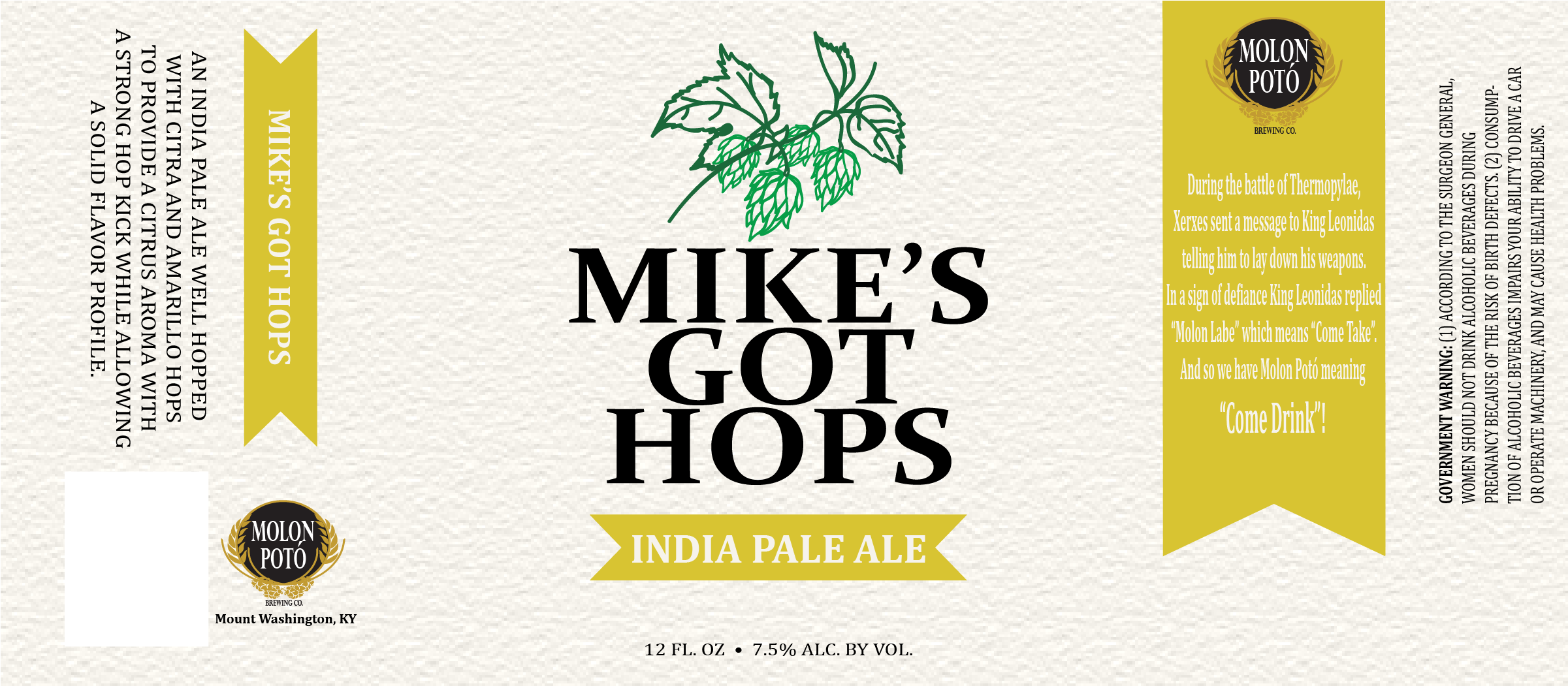 Molonpoto2 Molonpoto1 Molon Poto Paleale - Label (2700x1354), Png Download