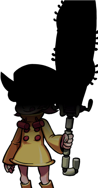 Umbrella Shadow - Skullgirls (417x721), Png Download