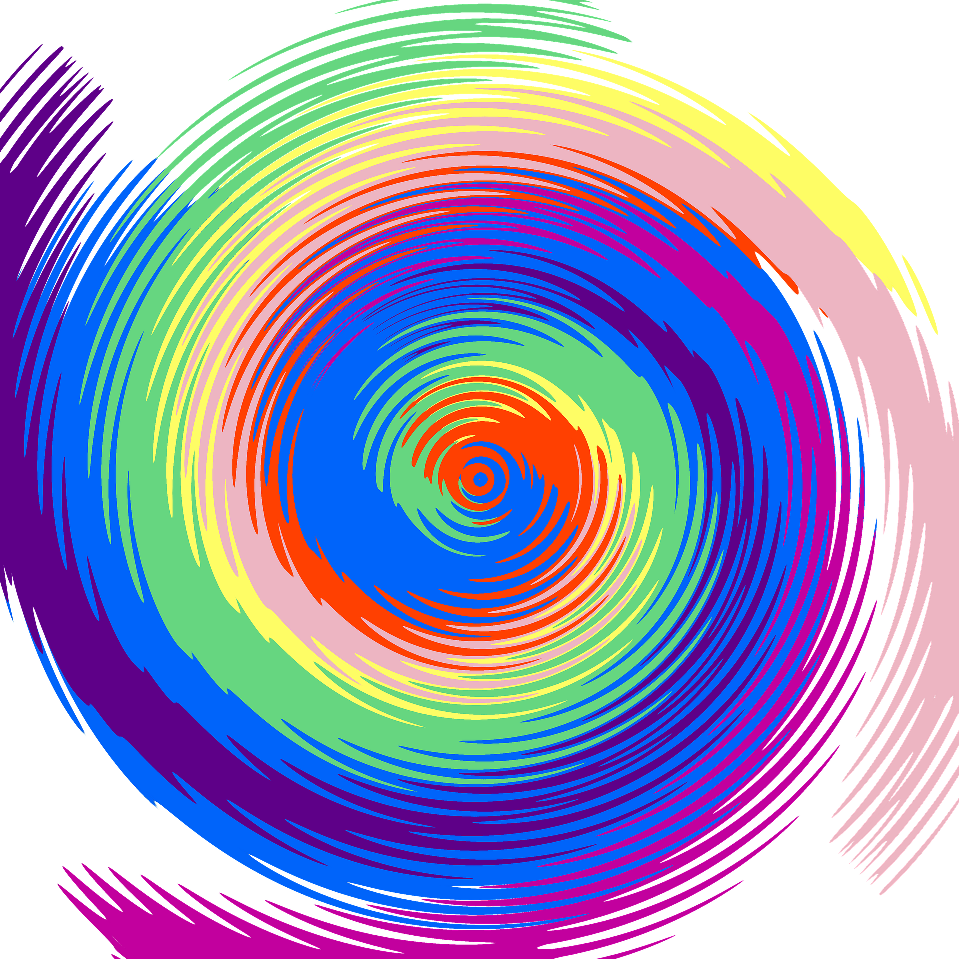 Psychedelic Swirl - Psychedelic Swirl Transparent (1920x1920), Png Download