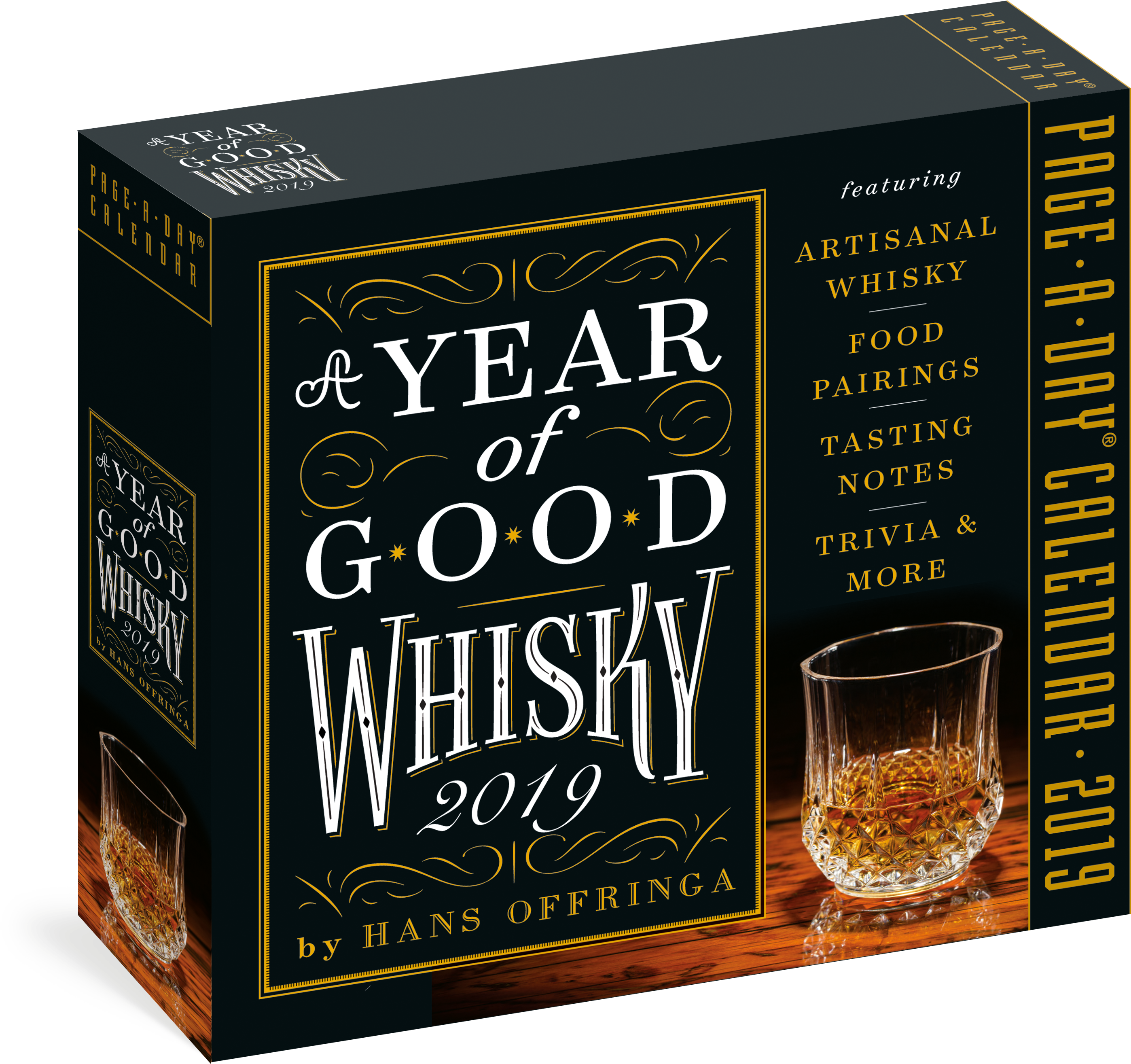 Year Of Good Whisky Page A Day Calendar - Whiskey Advent Calendar 2018 (3075x2775), Png Download