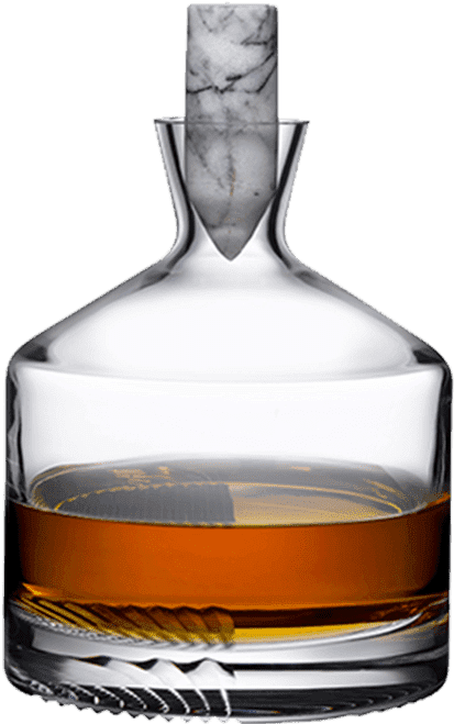 Alba - Nude Glass Alba Whisky Carafe (540x660), Png Download