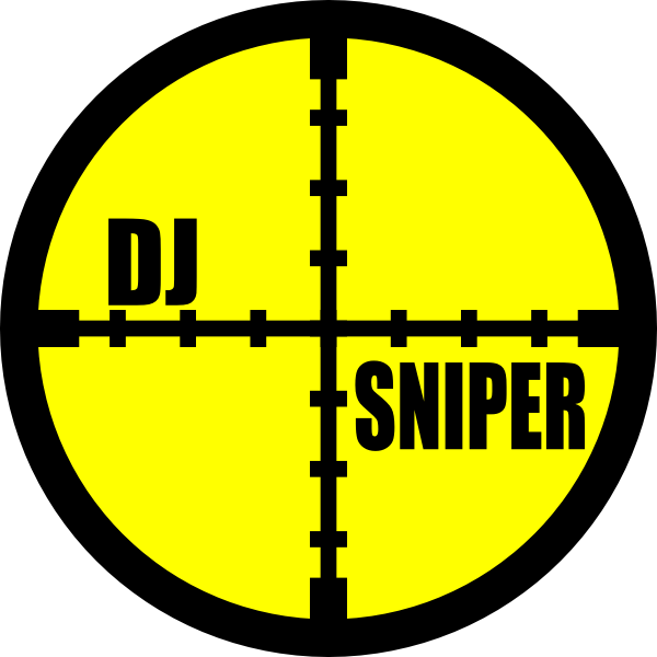 How To Set Use Dj Sniper Icon Svg Vector - Gun Sight Png (600x600), Png Download