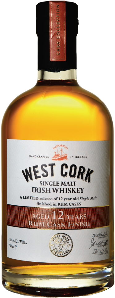 New, Unique & Premium Irish Whiskey - Vintage West Cork Bourbon Cask Blended Irish Whiskey (723x1024), Png Download