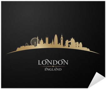 London England City Skyline Silhouette Black Background - London Harmony: Doghouse [book] (400x400), Png Download