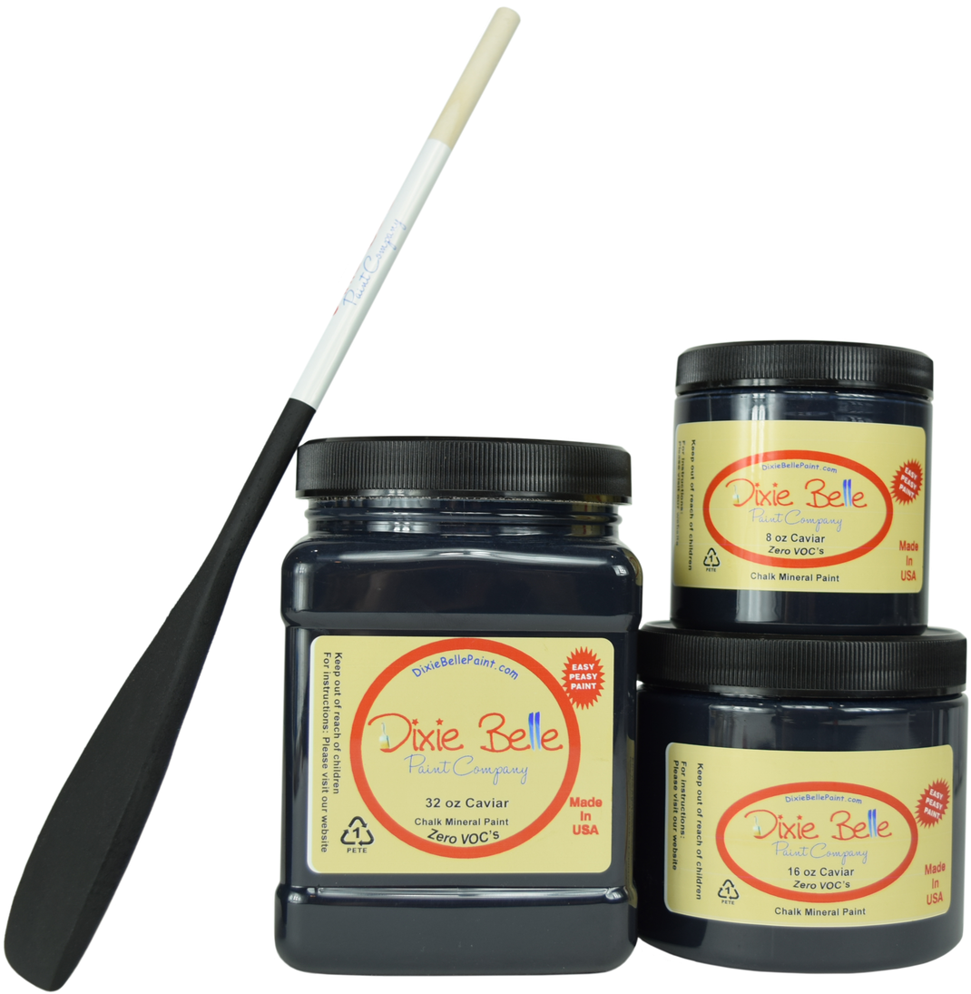 Caviar Chalk Mineral Paint - Dixie Belle Chalk Paint Caviar (1280x1280), Png Download