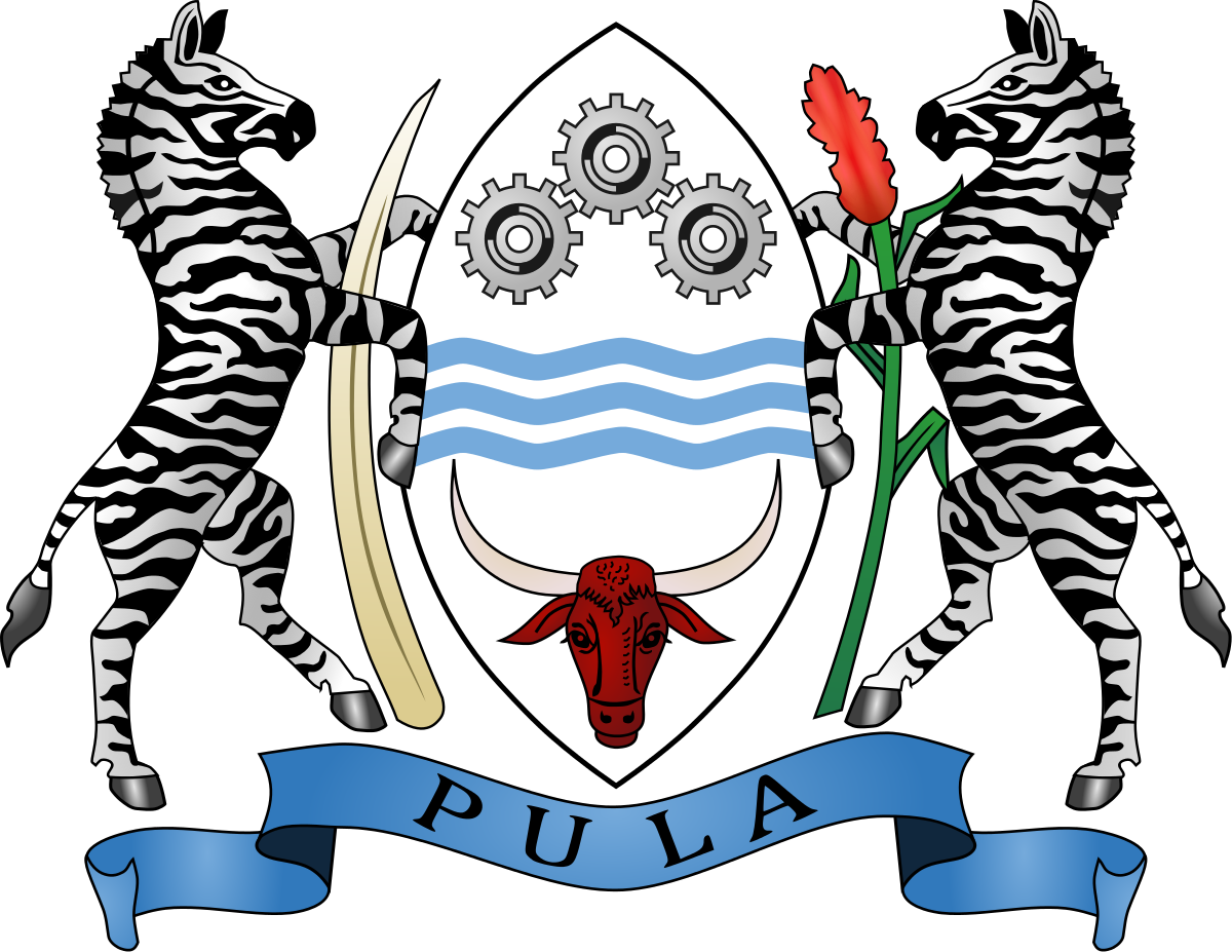 Botswana Coat Of Arms (1200x927), Png Download